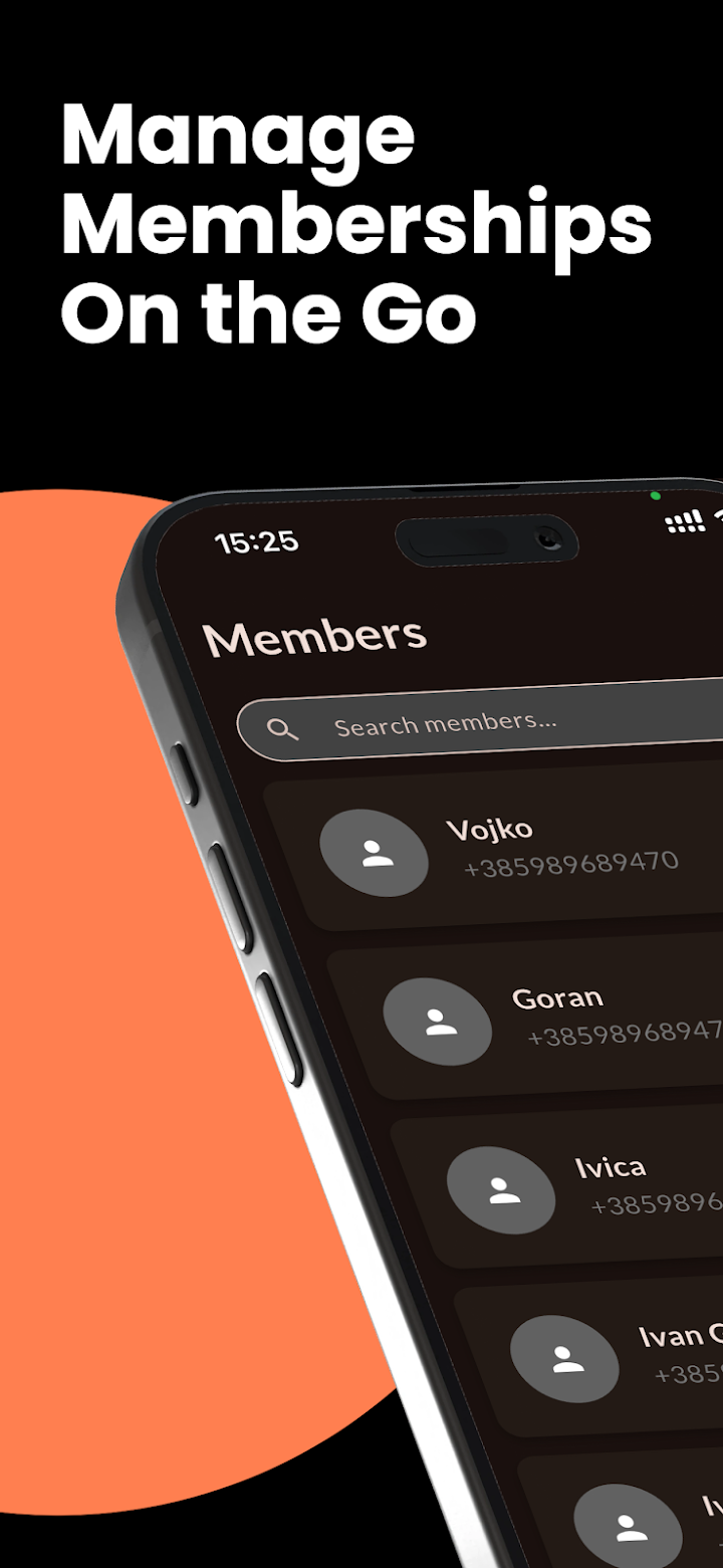 Walletap mobile app — manage memberships on the go